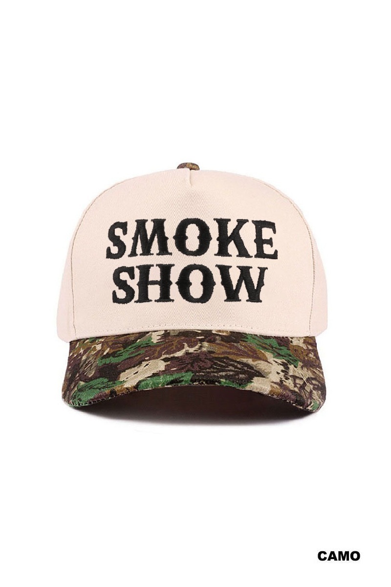 Smoke Show Two-Tone Canvas Cap