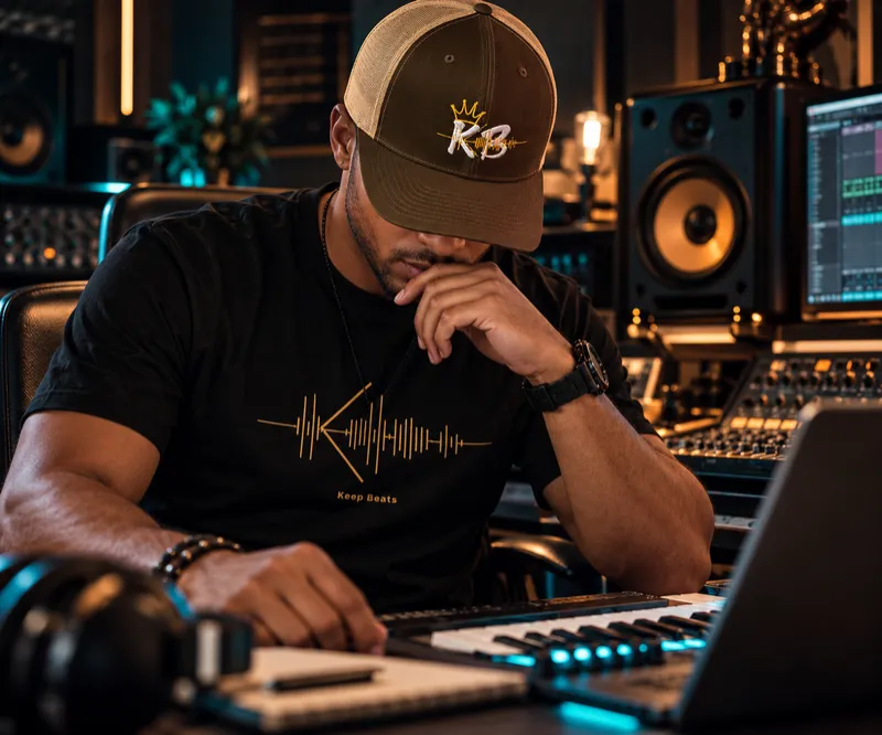 Keep Beats Gold Frequency Tee