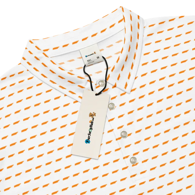 Men’s State of Tennessee Polo iin Tennessee Orange