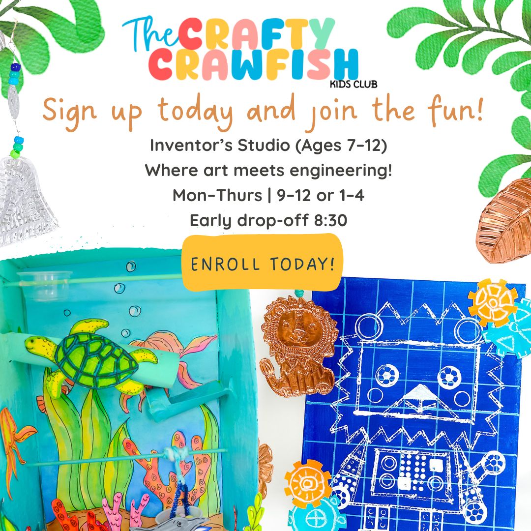 Inventor's Studio Art & Craft Camp ✨🎨 June 8-11, 2026