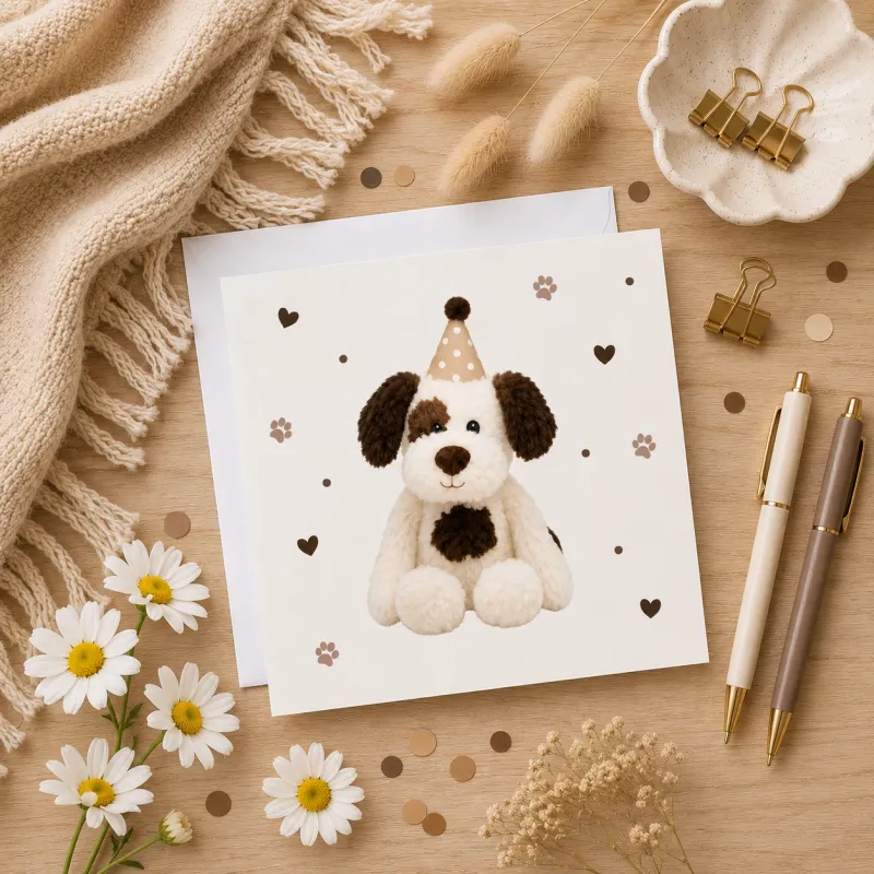 Greeting Card - Arnie the Dog 