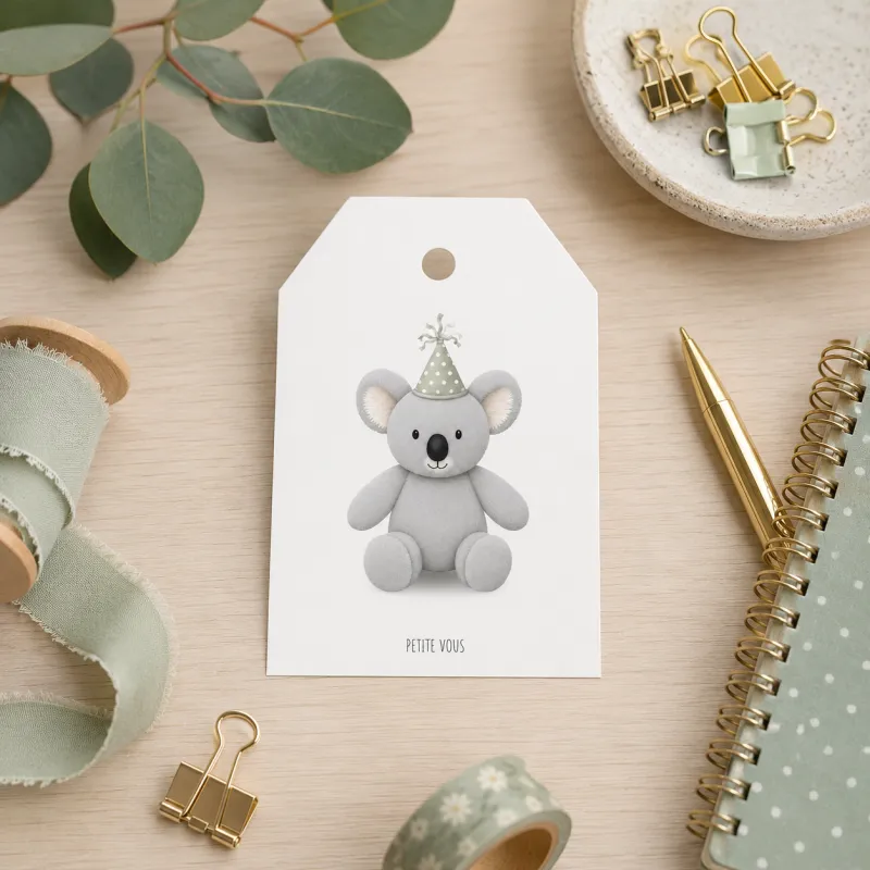 Gift Tag - Sidney the Koala (10 PACK)