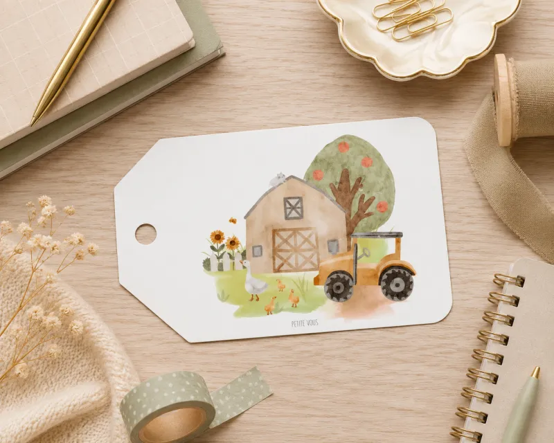 Gift Tag - Farmyard - Ducks (10 PACK)