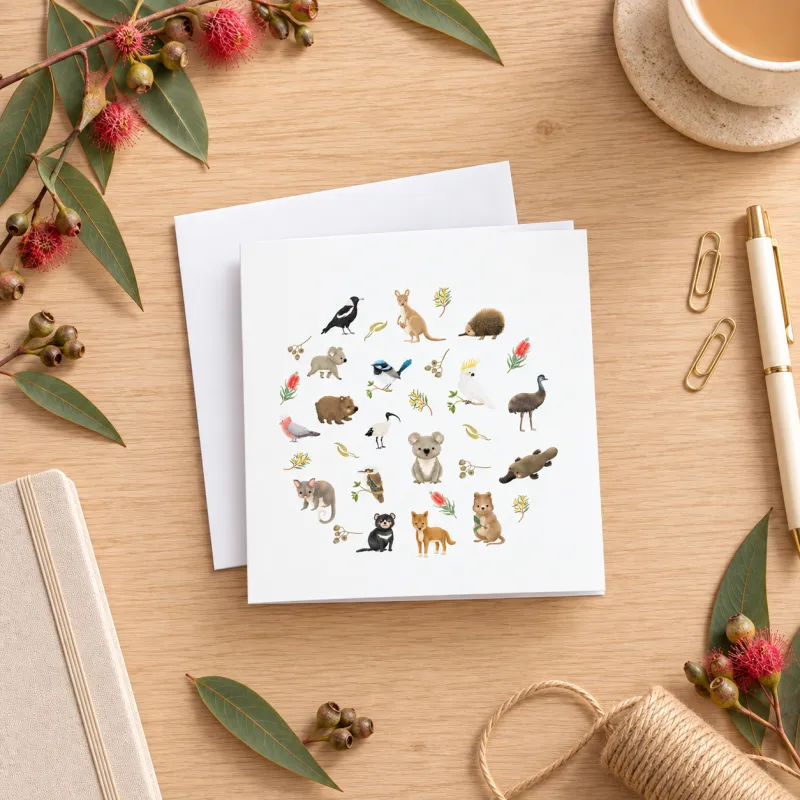 Greeting Card - Aussie Animals 2