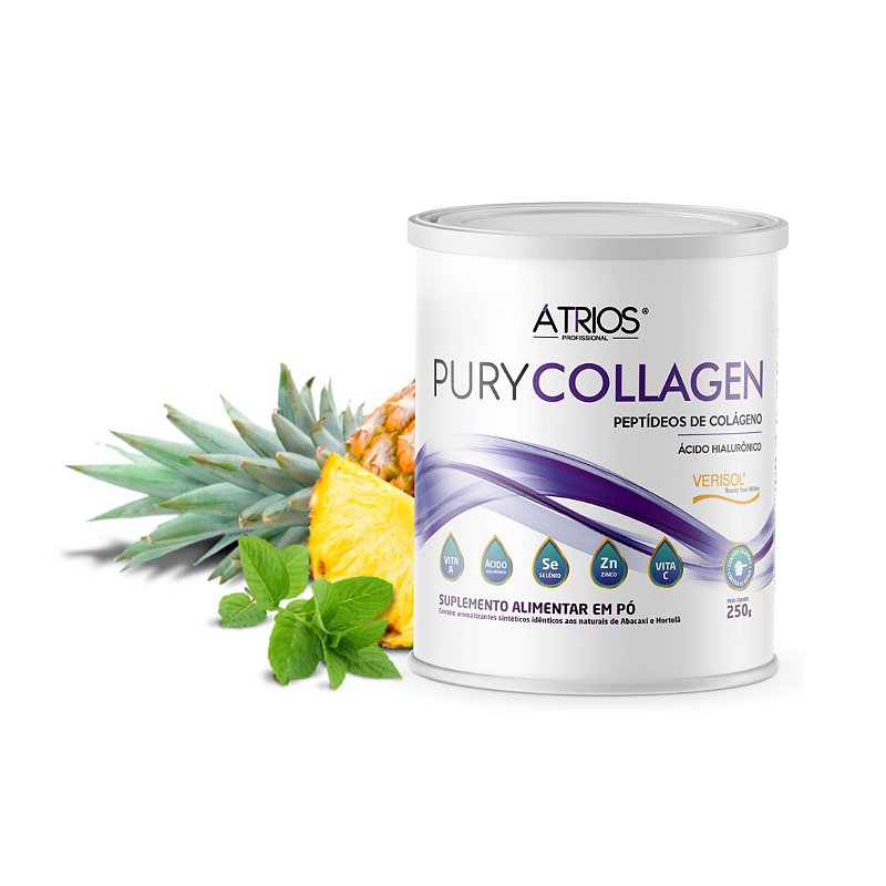 Pury Collagen — Abacaxi com Hortelã 250g