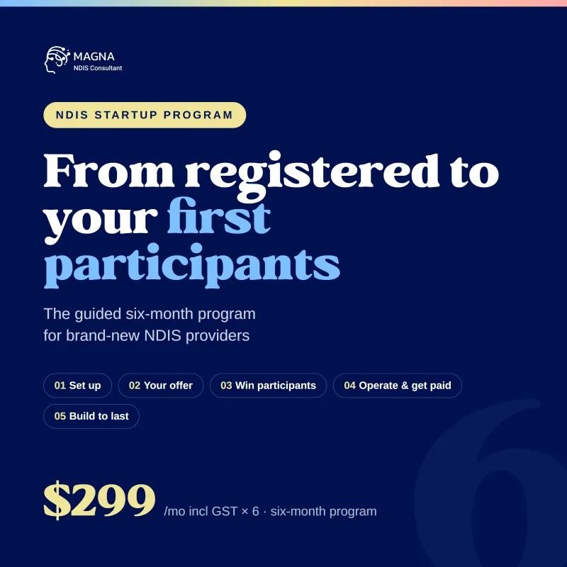 NDIS Startup Program