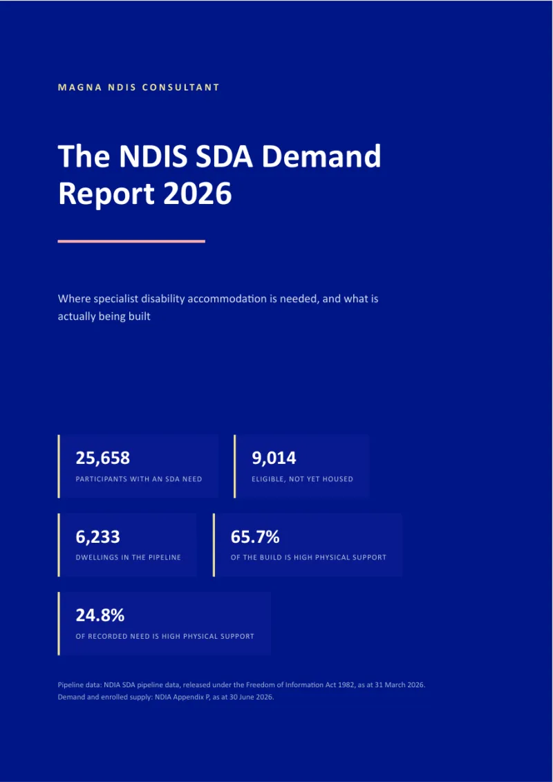 The NDIS SDA Demand Report 2026
