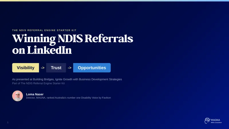 The NDIS Referral Engine Starter Kit
