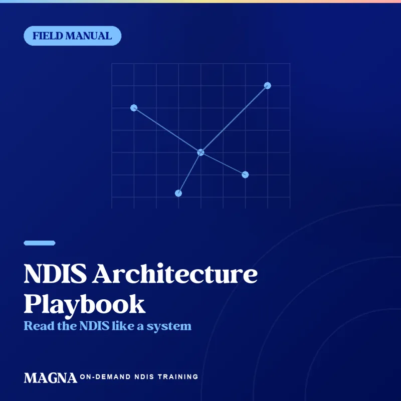 NDIS Architecture Playbook