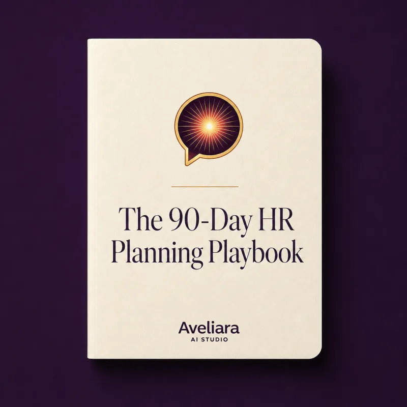 The HR 90 Day Planning Playbook