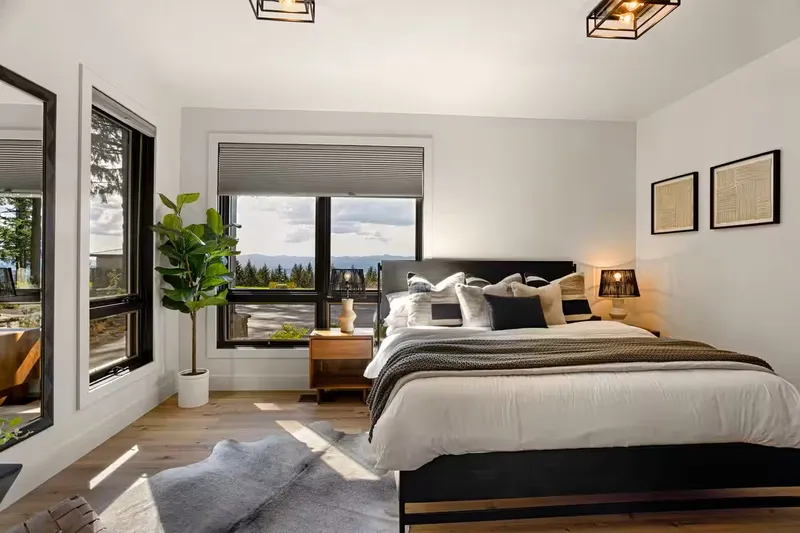 Bedroom 2 — King Bed, Walk-In Closet