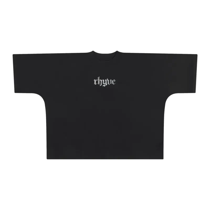 vision boxy tee - silver