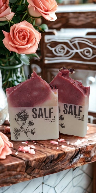 Romantic Rose Soap Bar 130g