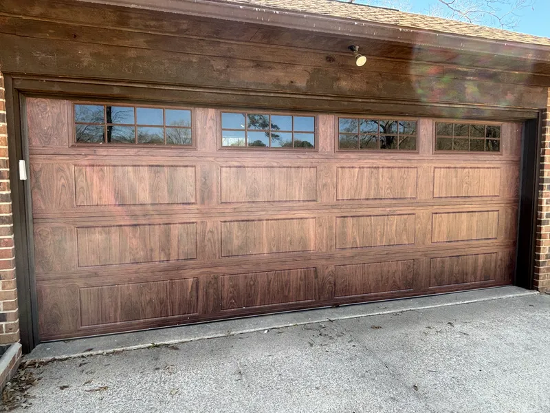 New garage doors installed by Dynamic Door Service in East Texas