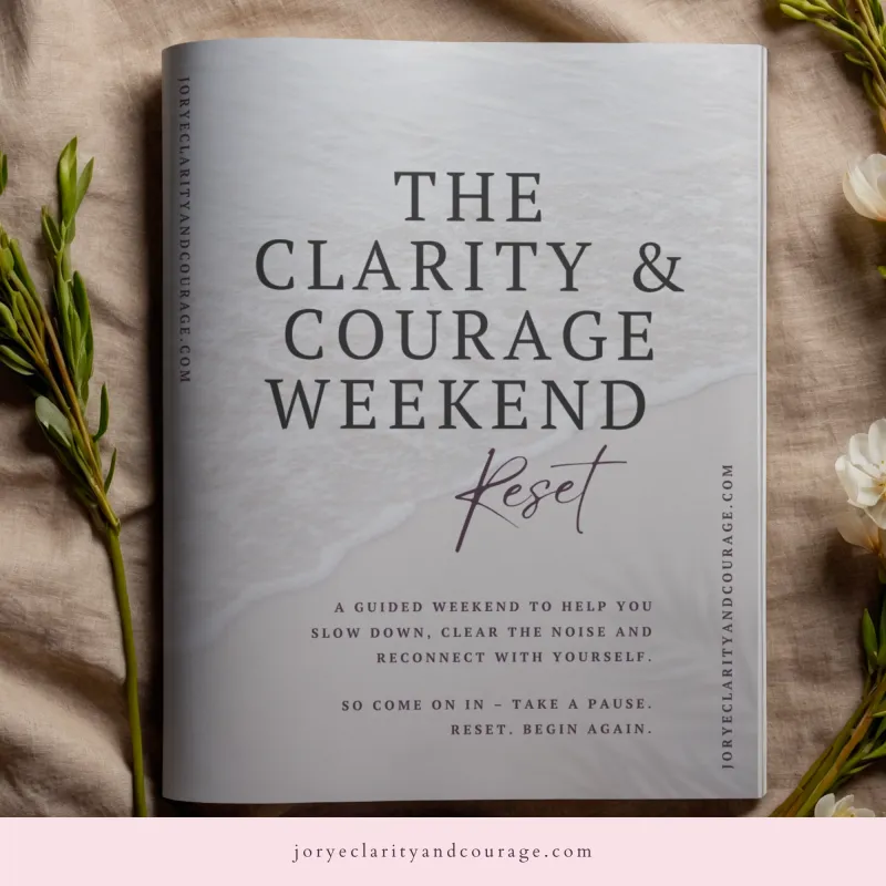 The Clarity & Courage Weekend Reset (Digital PDF)