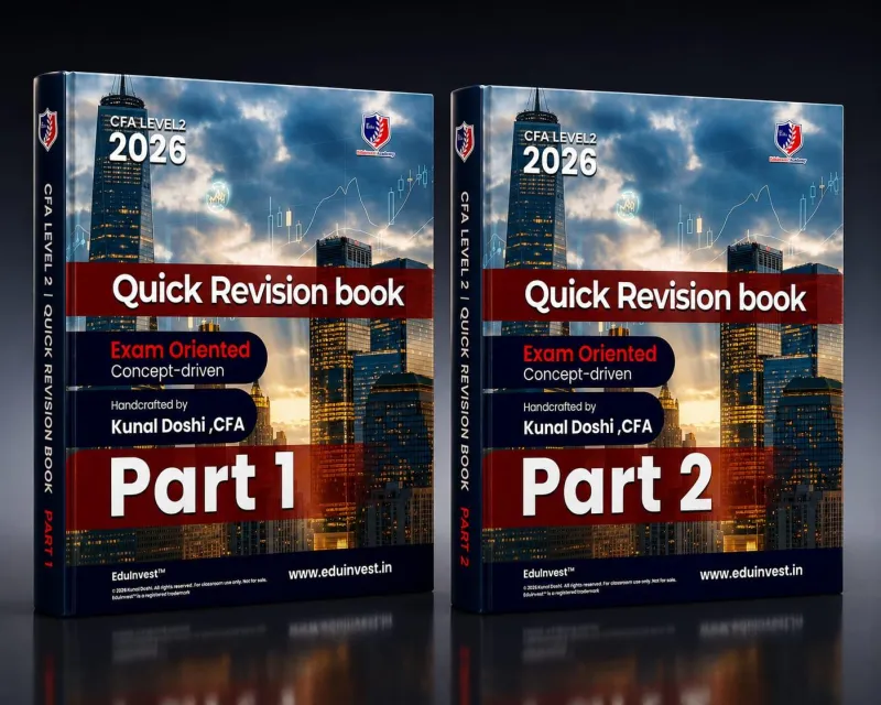 CFA Level - 2 QUICK REVISION BOOK Hard Copy - India Only