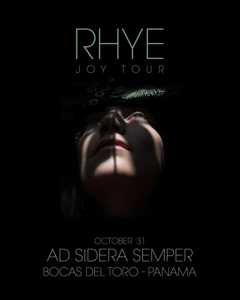 RHYE JOY TOUR (ACOUSTIC)  — 31 DE OCTUBRE