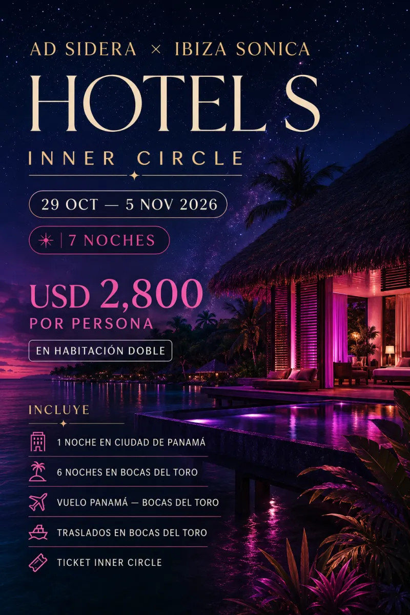 BUNDLE ADSIDERA IBIZA SONICA HOTEL S 2 PAX