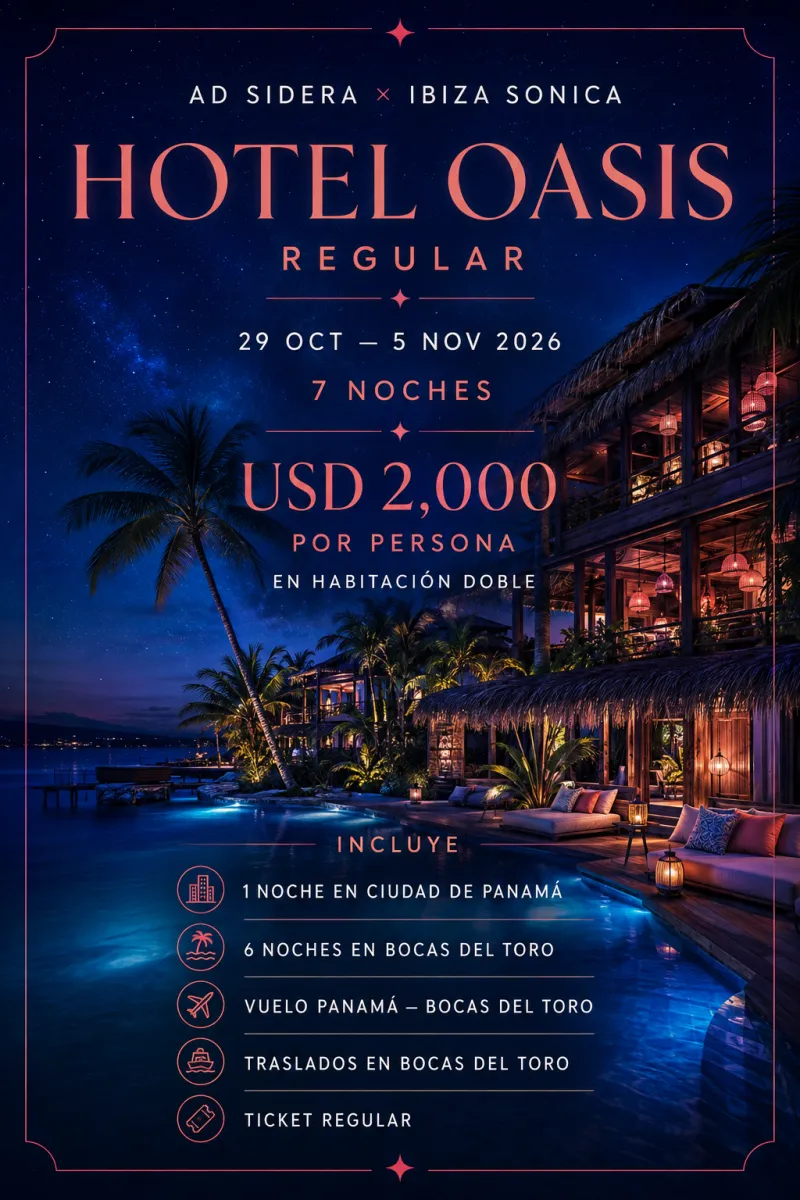 BUNDLE ADSIDERA IBIZA SONICA OASIS 2 PAX