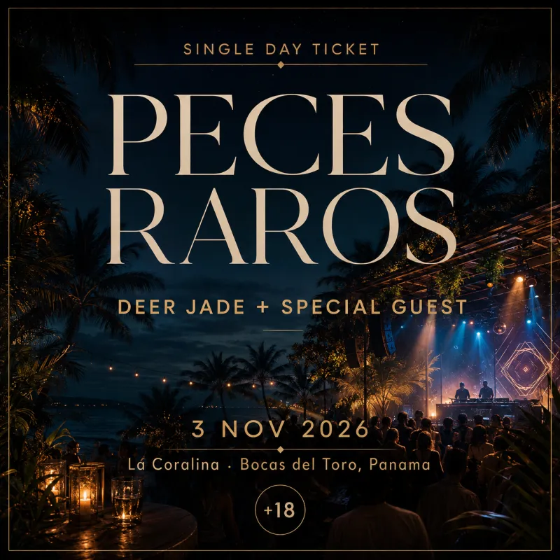PECES RAROS + DEER JADE + SPECIAL GUEST — 3 DE NOVIEMBRE