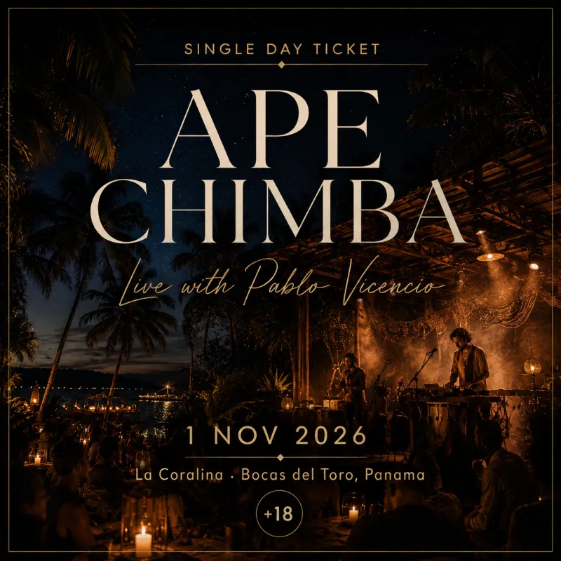 APE CHIMBA LIVE WITH PABLO VICENCIO — 1 DE NOVIEMBRE