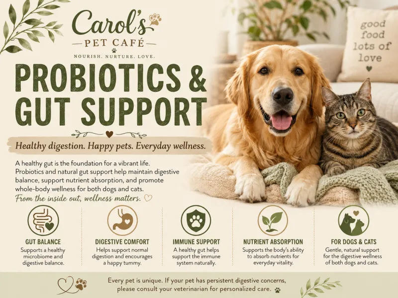 Probiotics and Digestive Support for Dogs & Cats