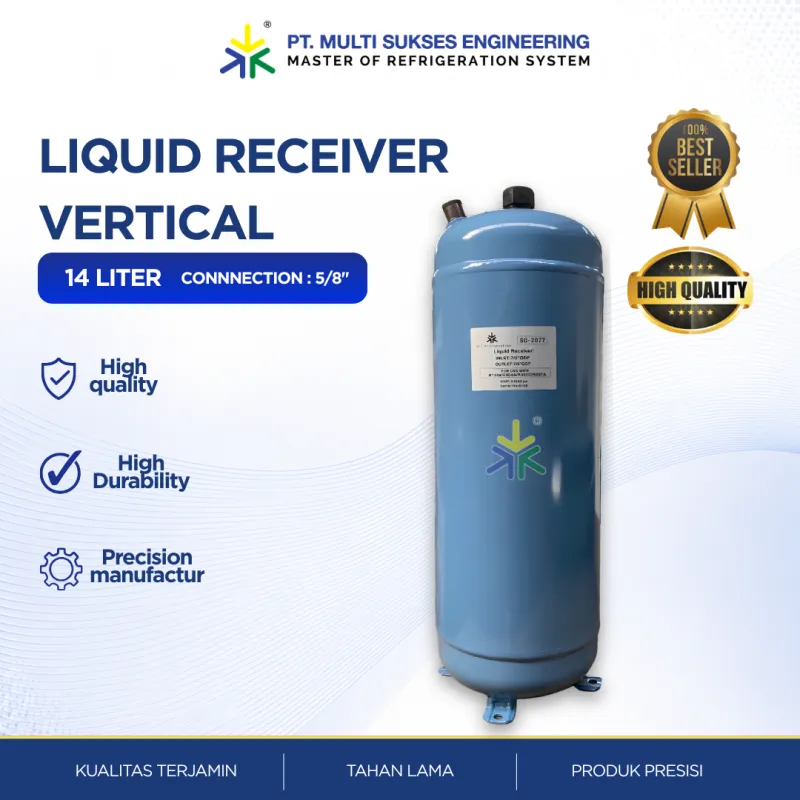 Liquid Receiver Vertical 14 Liter