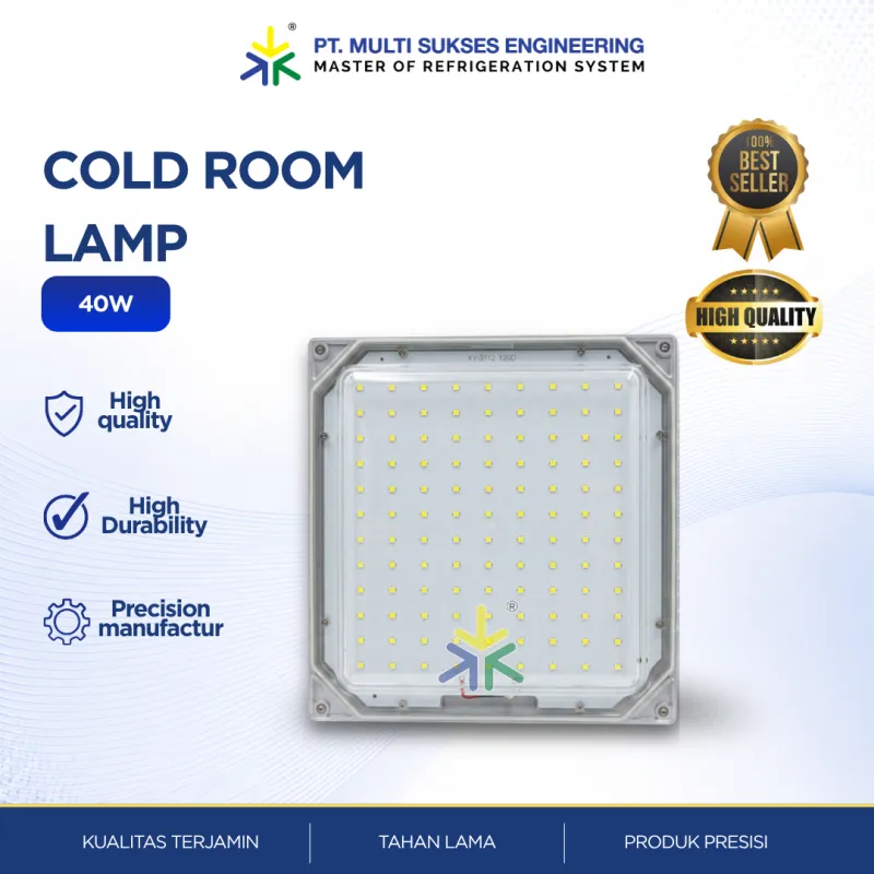 Cold Room LED Lamp 40W Square