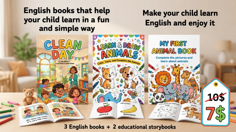 Educational Stories & Children's Drawing Books Bundle "pack3"