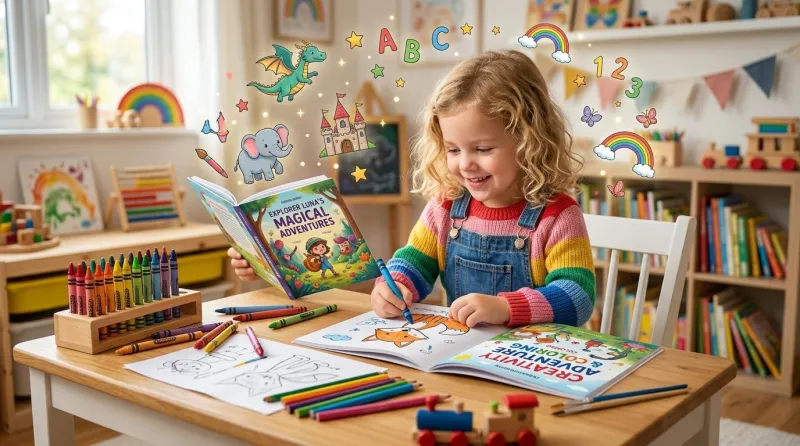 Educational Stories & Children's Drawing Books Bundle "pack 2"