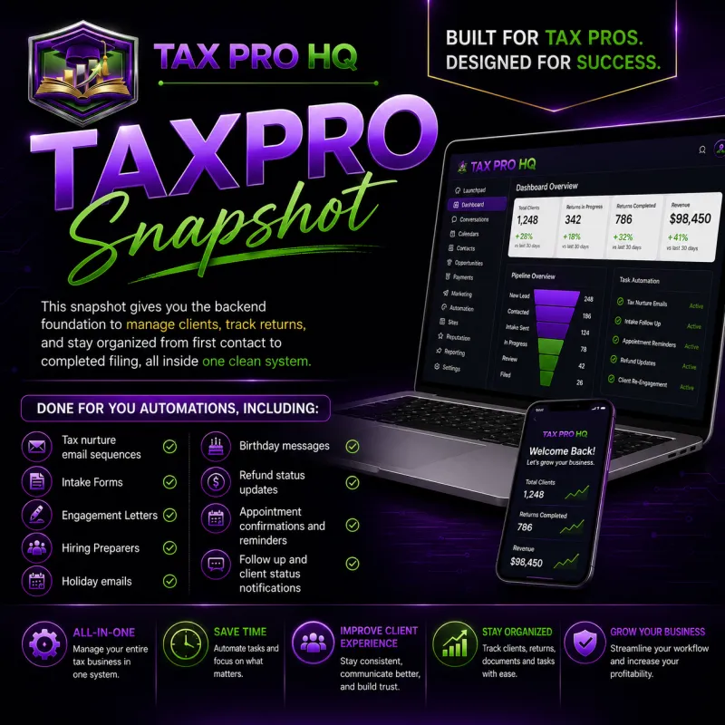 TaxPro Snapshot