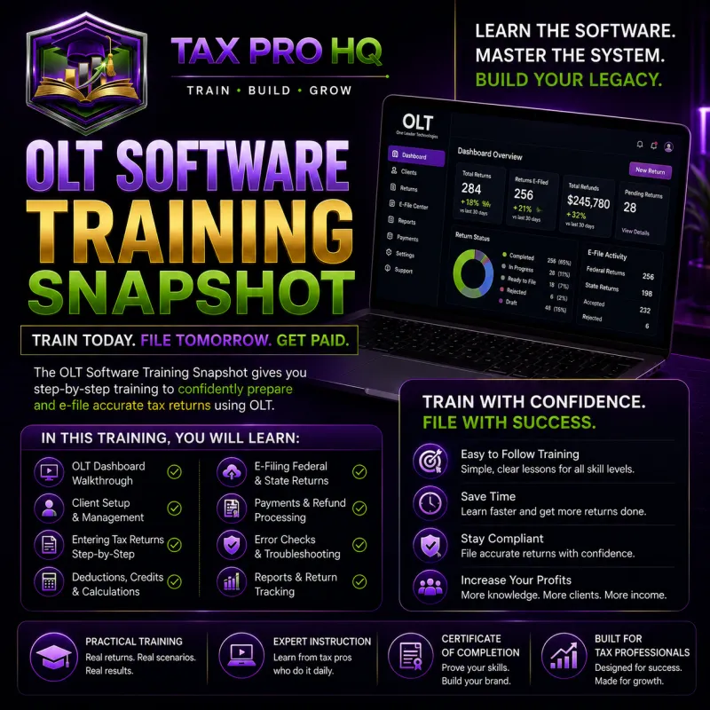 OLT Software Training Snapshot