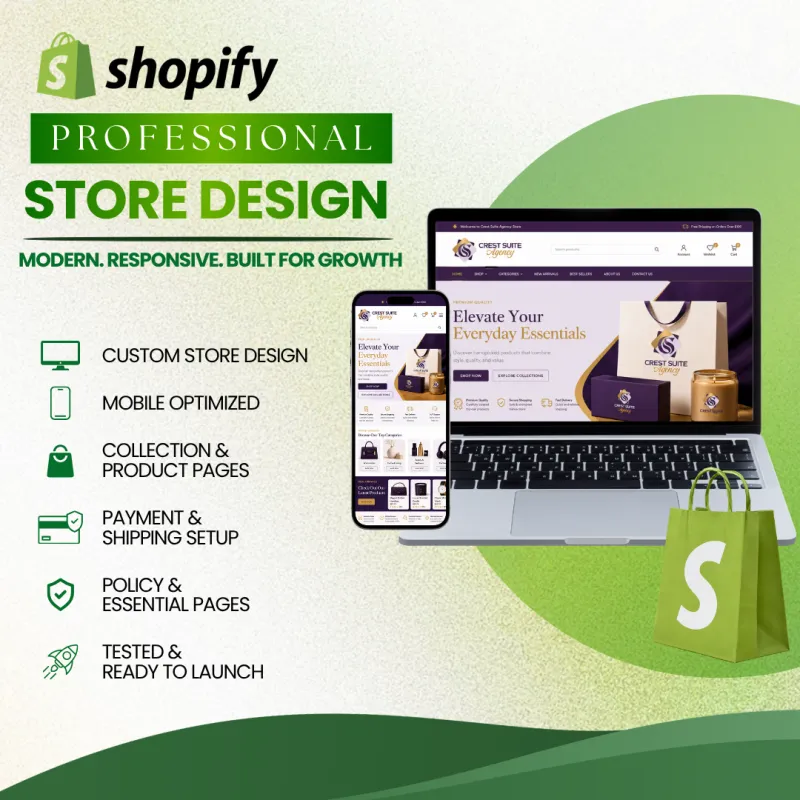 Shopify Store Design Buildout