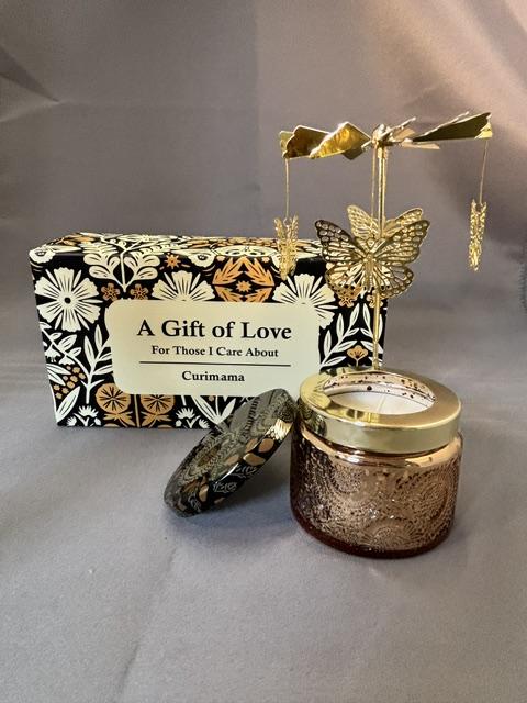 Boxed Gift- Candle w/ Moving Top