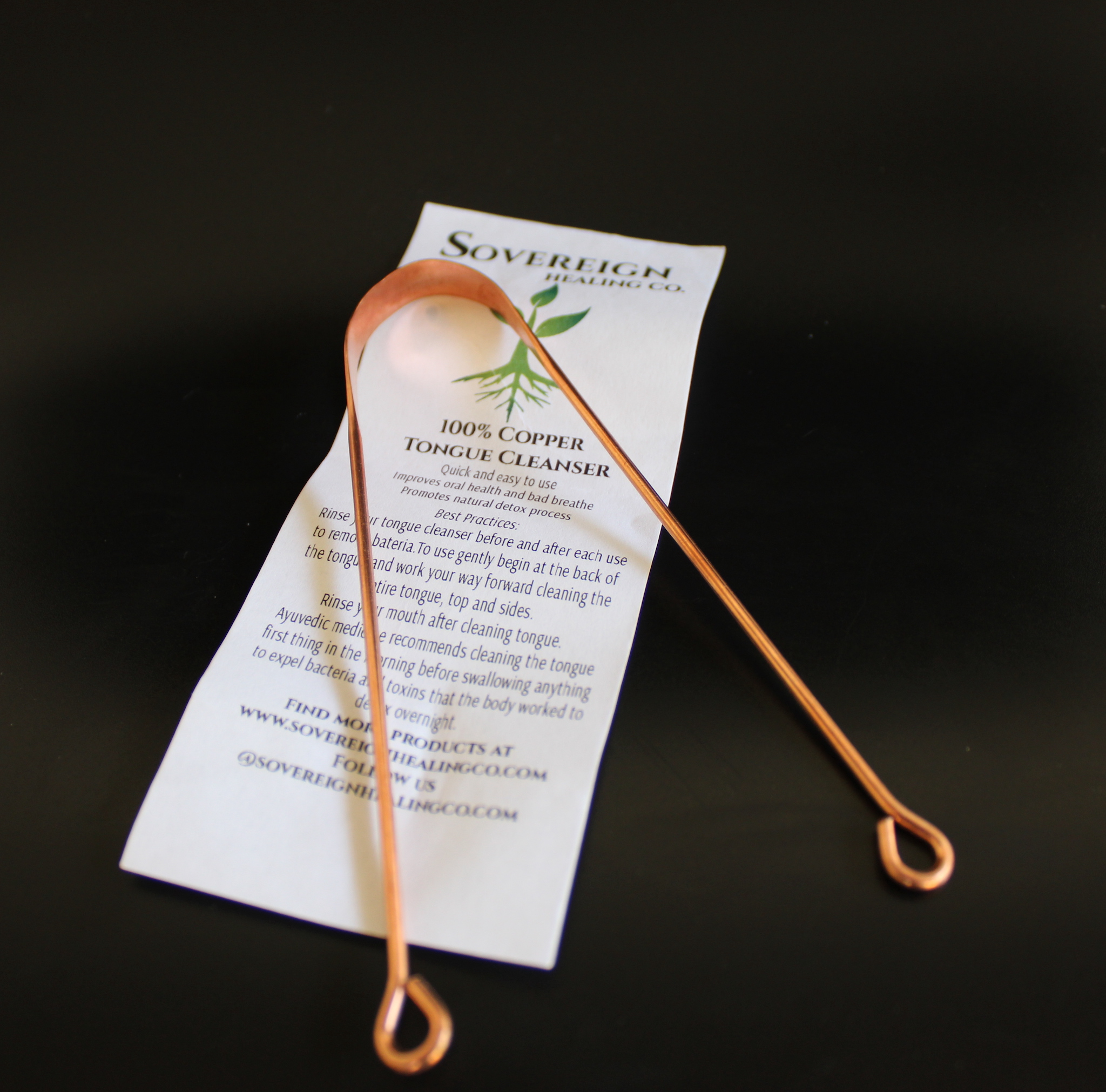 100% Copper Tongue Cleaner