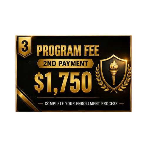 2ND PAYMENT - PROGRAM + GRADUATION COMMENCEMENT PARTICIPATION - $1750
