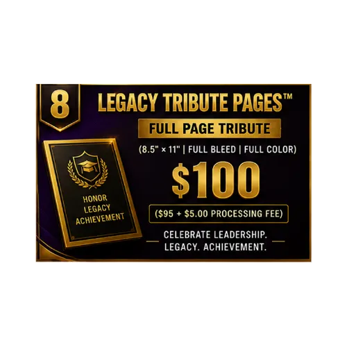 Legacy Tribute Pages™ Full Page - $100