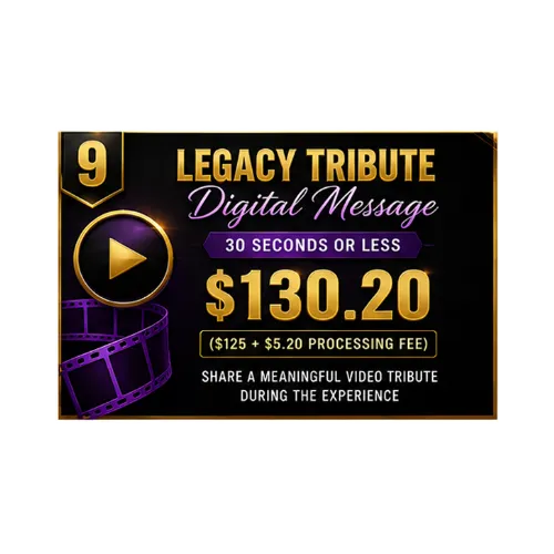 Legacy Tribute Digital Message - $130.20