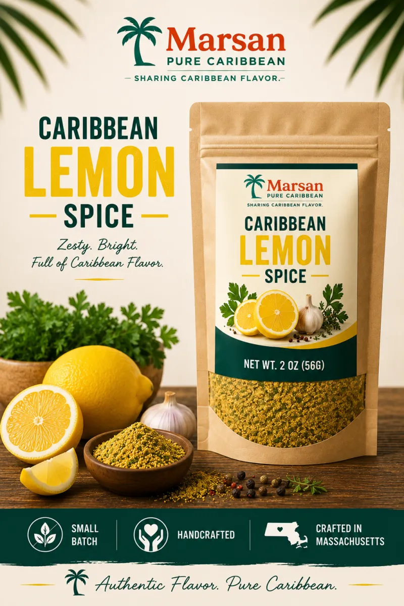 Caribbean Lemon Spice | Marsan Pure Caribbean