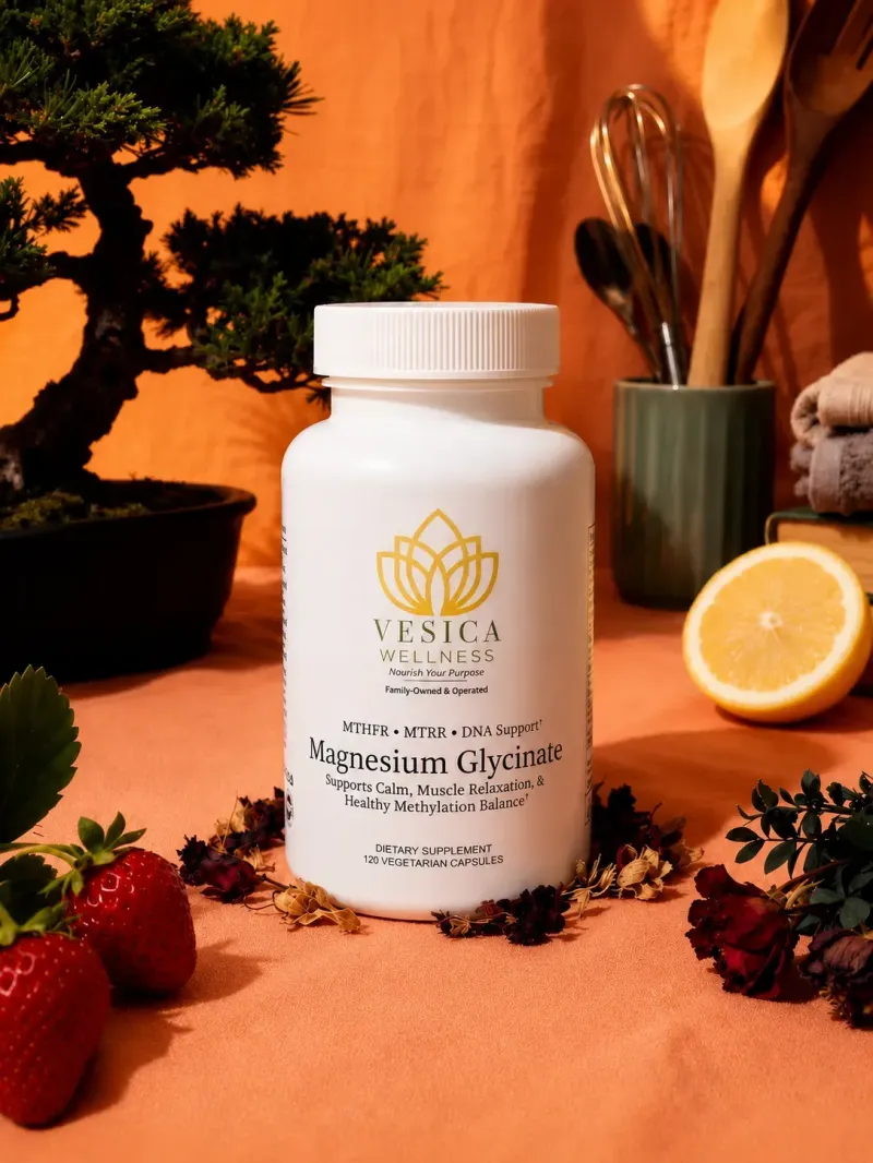 Magnesium Glycinate (MTHFR, MTRR, & DNA Health Support)