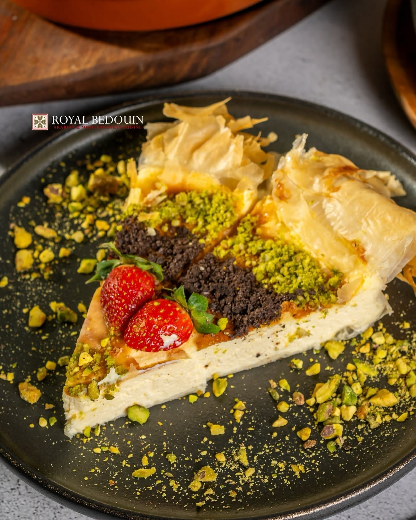 The Royal Baklava Cheesecake