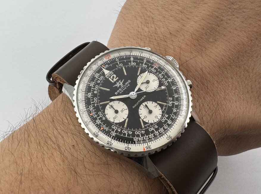 BREITLING 806 Navitimer "Red Box 10" Manual Wind Cal Venus 178 Twin Jet - 41 mm