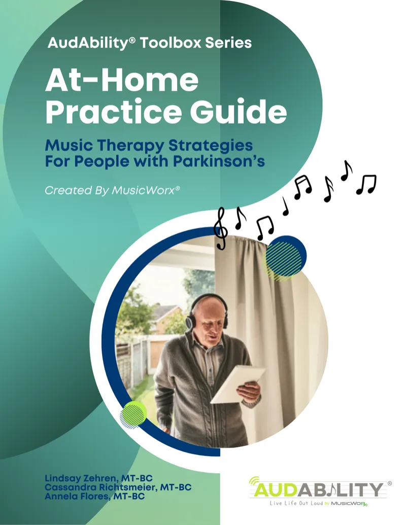 Book – AudAbility® At-Home Practice Guide: Music Therapy Strategies for People with Parkinson's