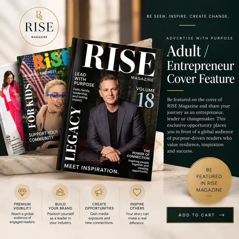 RISE Magazine — Adult / Entrepreneur Cover