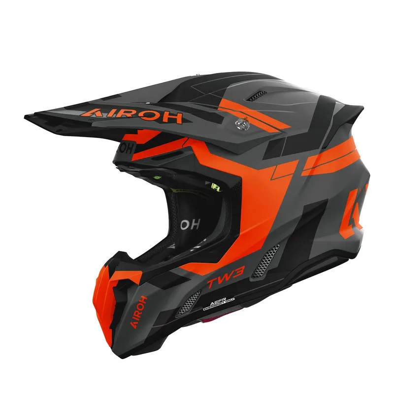Capacete Airoh Twist 3 - Dynasty Laranja Mate