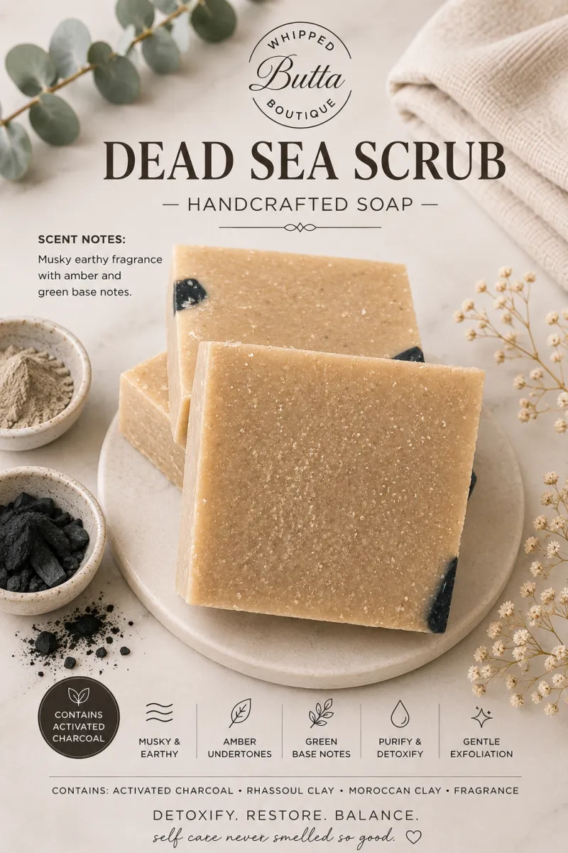 Dead Sea Scrub Natural Soap