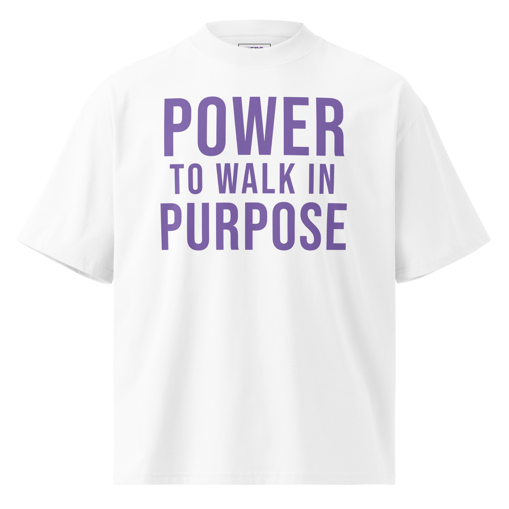 Power to Walk in Purpose Unisex Oversized T-shirt