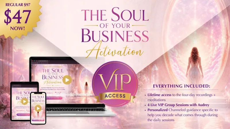 The Soul Of Your Business Activation » VIP 