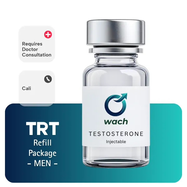 TRT CALI  Men's Refill Package 60 days (Cypionate 200mg/mL 10mL + Anastrozole 24×1mg)
