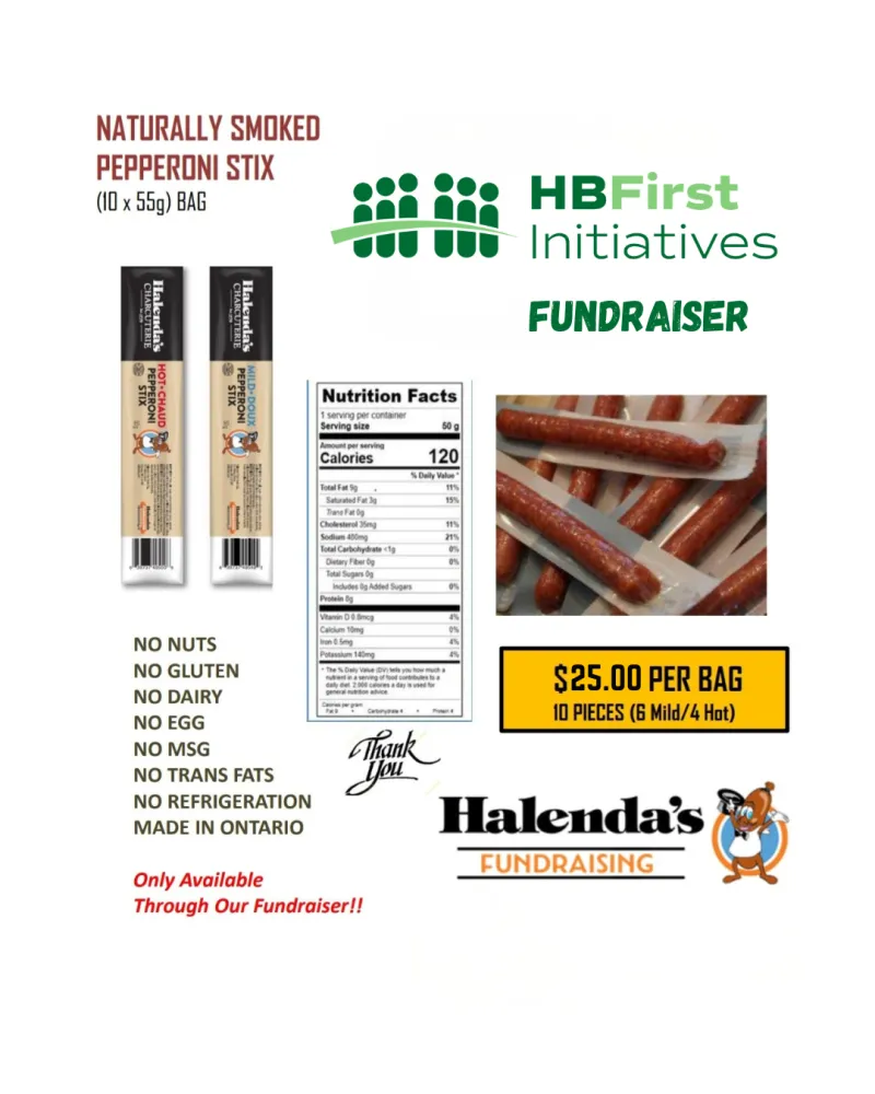 Pepperoni Sticks (Halenda’s)